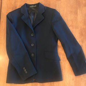 Navy girls’ equestrian show blazer